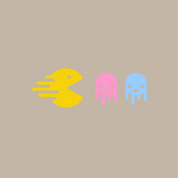 Свитшот хлопковый мужской Pac-Man: Fast Eat, цвет: миндальный — фото 2