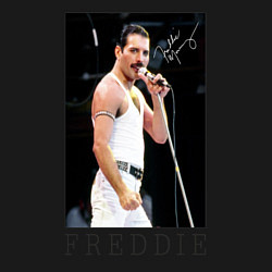 Свитшот хлопковый мужской Queen: Freddie, цвет: черный — фото 2