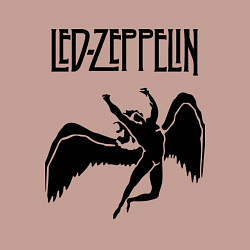 Свитшот хлопковый мужской Led Zeppelin Swan, цвет: пыльно-розовый — фото 2