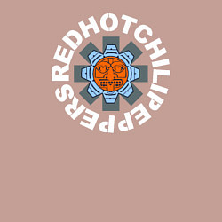 Свитшот хлопковый мужской Red hot chili peppers, цвет: пыльно-розовый — фото 2
