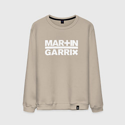 Свитшот хлопковый мужской Martin Garrix, цвет: миндальный