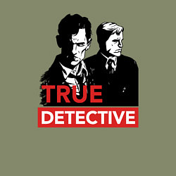 Свитшот хлопковый мужской True Detective, цвет: авокадо — фото 2