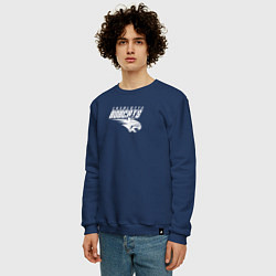 Свитшот хлопковый мужской Charlotte Bobcats, цвет: тёмно-синий — фото 2