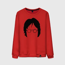 Свитшот хлопковый мужской John Lennon: Minimalism, цвет: красный