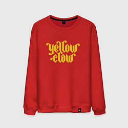 Свитшот хлопковый мужской Yellow Claw, цвет: красный