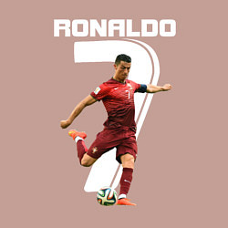 Свитшот хлопковый мужской Ronaldo 07, цвет: пыльно-розовый — фото 2