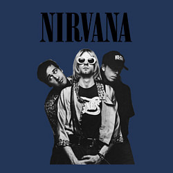 Свитшот хлопковый мужской Nirvana Group, цвет: тёмно-синий — фото 2