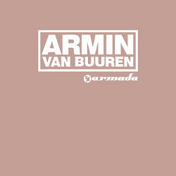 Свитшот хлопковый мужской Armin van Buuren, цвет: пыльно-розовый — фото 2