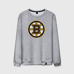 Свитшот хлопковый мужской Boston Bruins, цвет: меланж