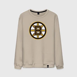 Свитшот хлопковый мужской Boston Bruins, цвет: миндальный