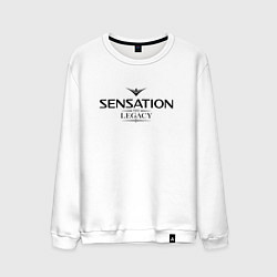 Свитшот хлопковый мужской Sensation: The Legacy, цвет: белый
