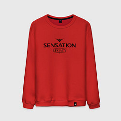 Свитшот хлопковый мужской Sensation: The Legacy, цвет: красный