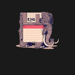 Свитшот хлопковый мужской Вымершие виды, цвет: черный — фото 2