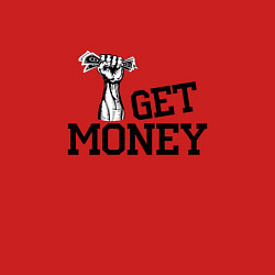 Свитшот хлопковый мужской I Get Money, цвет: красный — фото 2