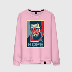 Свитшот хлопковый мужской Half-Life: Hope, цвет: светло-розовый
