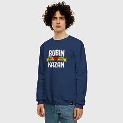 Свитшот хлопковый мужской Rubin Kazan FC, цвет: тёмно-синий — фото 2