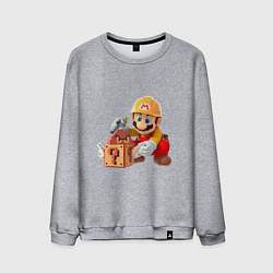 Мужской свитшот Super Mario: Builder