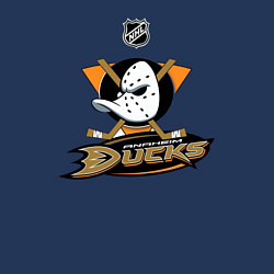 Свитшот хлопковый мужской NHL: Anaheim Ducks, цвет: тёмно-синий — фото 2