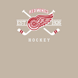 Свитшот хлопковый мужской Detroit Red Wings: Est.1926, цвет: миндальный — фото 2