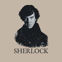 Свитшот хлопковый мужской Sherlock Art, цвет: миндальный — фото 2