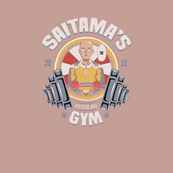 Свитшот хлопковый мужской Saitama's Gym, цвет: пыльно-розовый — фото 2