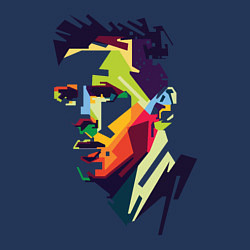 Свитшот хлопковый мужской Lionel Messi: fun-art, цвет: тёмно-синий — фото 2