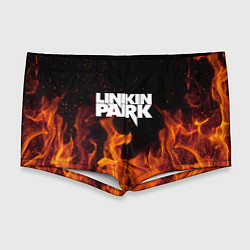 Мужские плавки Linkin Park: Hell Flame, цвет: 3D-принт
