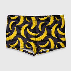 Мужские плавки Бананы, цвет: 3D-принт