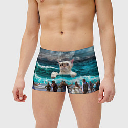 Мужские плавки Морской Кошак, цвет: 3D-принт — фото 2
