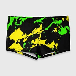 Мужские плавки Желто-зеленый, цвет: 3D-принт