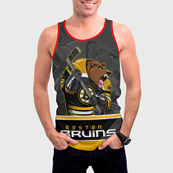 Майка-безрукавка мужская Boston Bruins, цвет: 3D-красный — фото 2