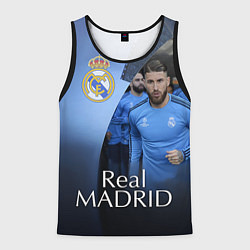 Майка-безрукавка мужская Real Madrid, цвет: 3D-черный