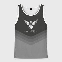 Майка-безрукавка мужская Wings Uniform, цвет: 3D-белый