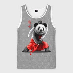 Майка-безрукавка мужская Master Panda, цвет: 3D-белый