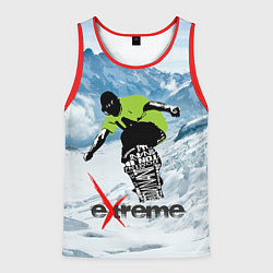 Майка-безрукавка мужская Extreme, цвет: 3D-красный
