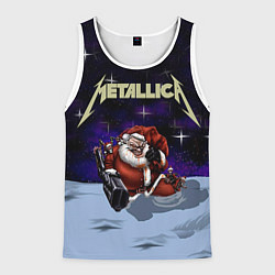 Мужская майка без рукавов Metallica: Bad Santa