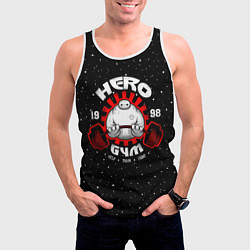 Майка-безрукавка мужская Hero Gym, цвет: 3D-белый — фото 2