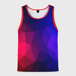 Майка-безрукавка мужская Red&Blue, цвет: 3D-красный