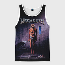 Майка-безрукавка мужская Megadeth: Madness, цвет: 3D-белый