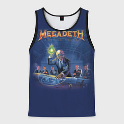 Майка-безрукавка мужская Megadeth: Rust In Peace, цвет: 3D-черный