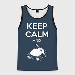 Мужская майка без рукавов Keep Calm & Zzz