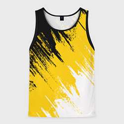 Майка-безрукавка мужская Имперский флаг России, цвет: 3D-черный