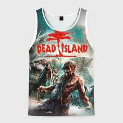 Майка-безрукавка мужская Dead Island, цвет: 3D-белый