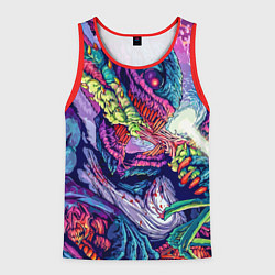 Майка-безрукавка мужская Hyper Beast Style, цвет: 3D-красный
