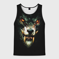 Майка-безрукавка мужская Werewolf, цвет: 3D-черный