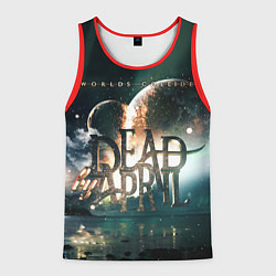 Майка-безрукавка мужская Dead by April: Worlds Collide, цвет: 3D-красный