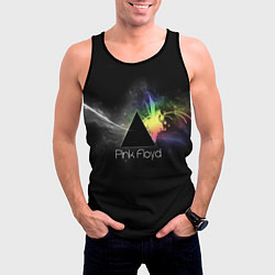 Майка-безрукавка мужская Pink Floyd Logo, цвет: 3D-черный — фото 2