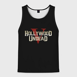Майка-безрукавка мужская Hollywood Undead V, цвет: 3D-черный