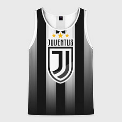 Майка-безрукавка мужская Juventus FC: New logo, цвет: 3D-белый