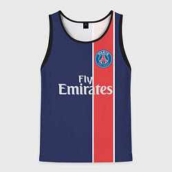 Майка-безрукавка мужская FC PSG: Original, цвет: 3D-черный